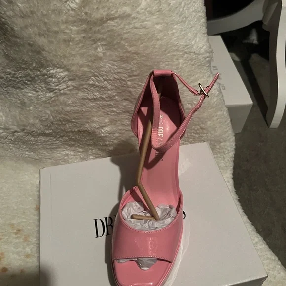 Dream Pairs Blush Pink Block Heels - Picture 8 of 12